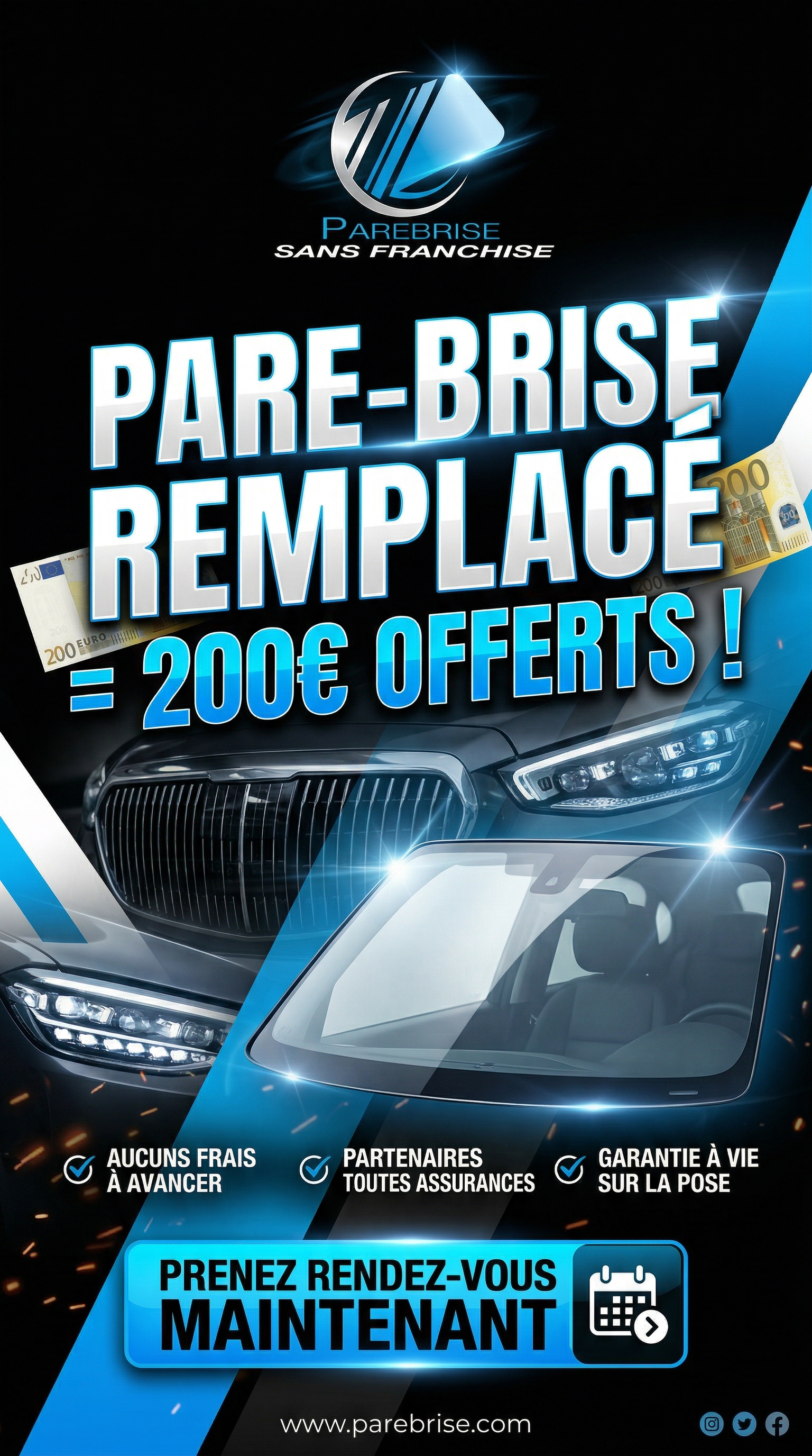 200€ Offerts en virement bancaire